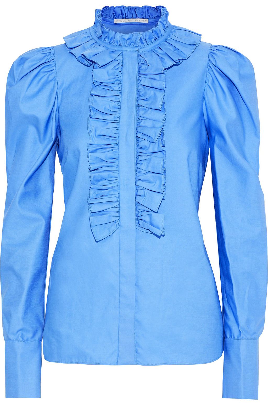 STELLA MCCARTNEY Shaylee ruffle-trimmed cotton-poplin shirt | Sale up ...