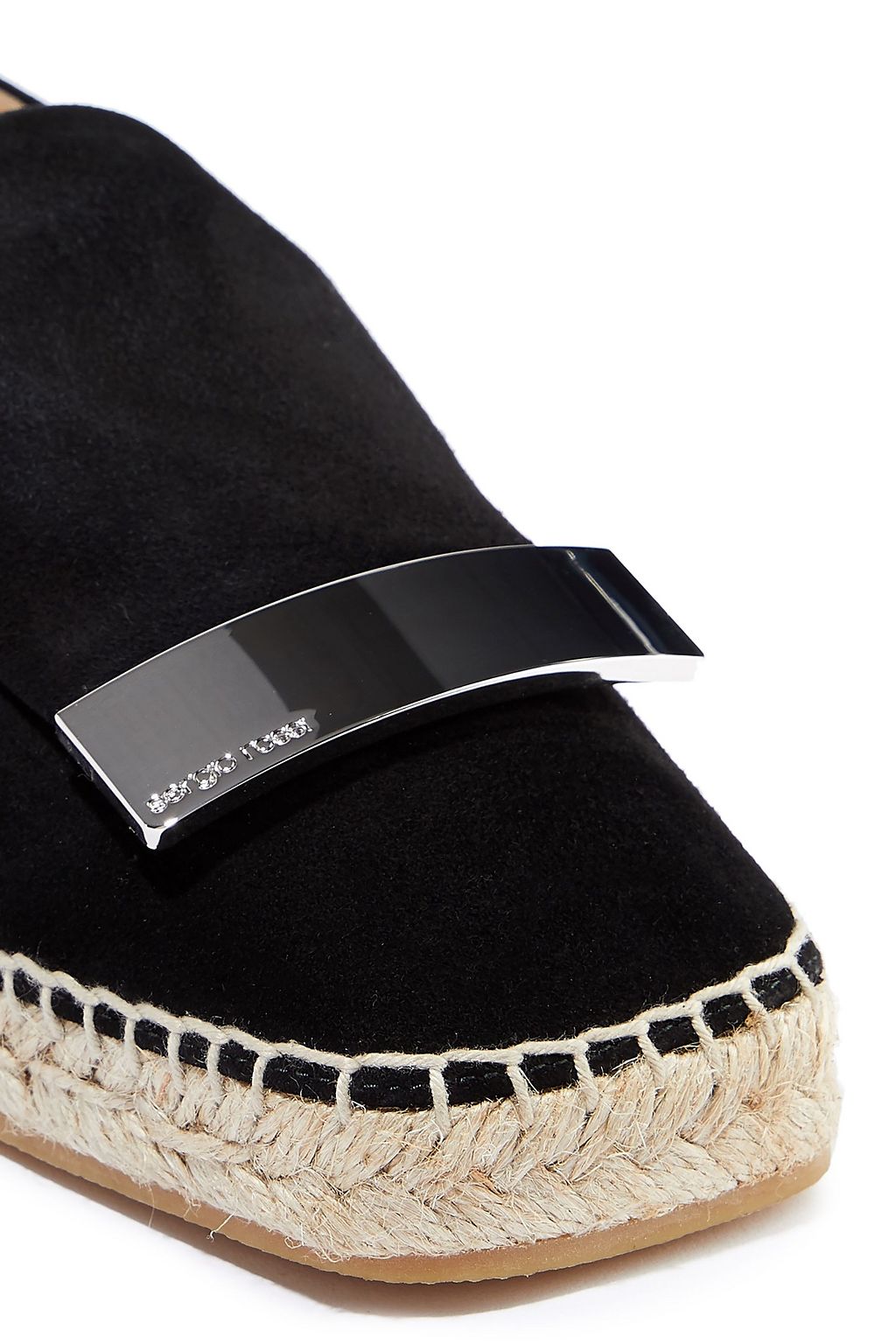 SERGIO ROSSI sr1 suede espadrilles