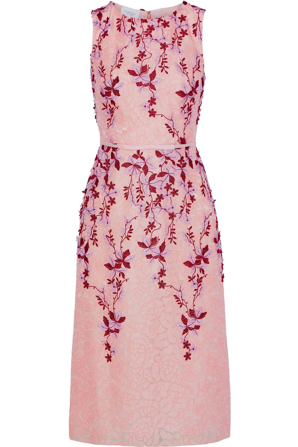 pastel pink floral dress