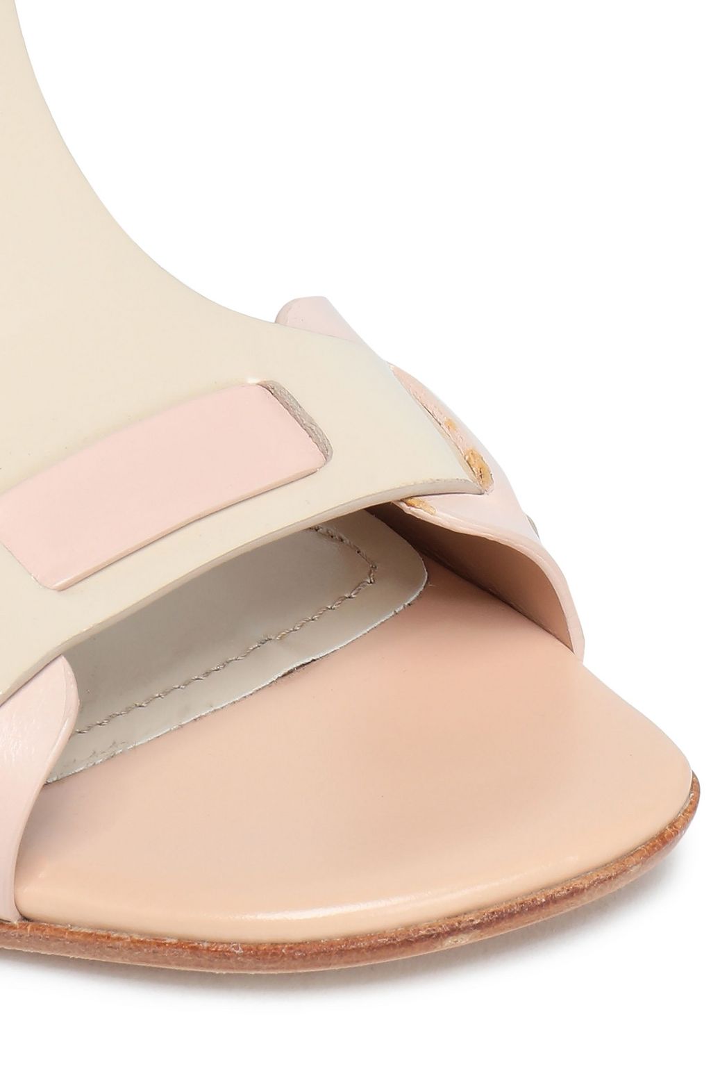 TOD'S Two-tone leather sandals