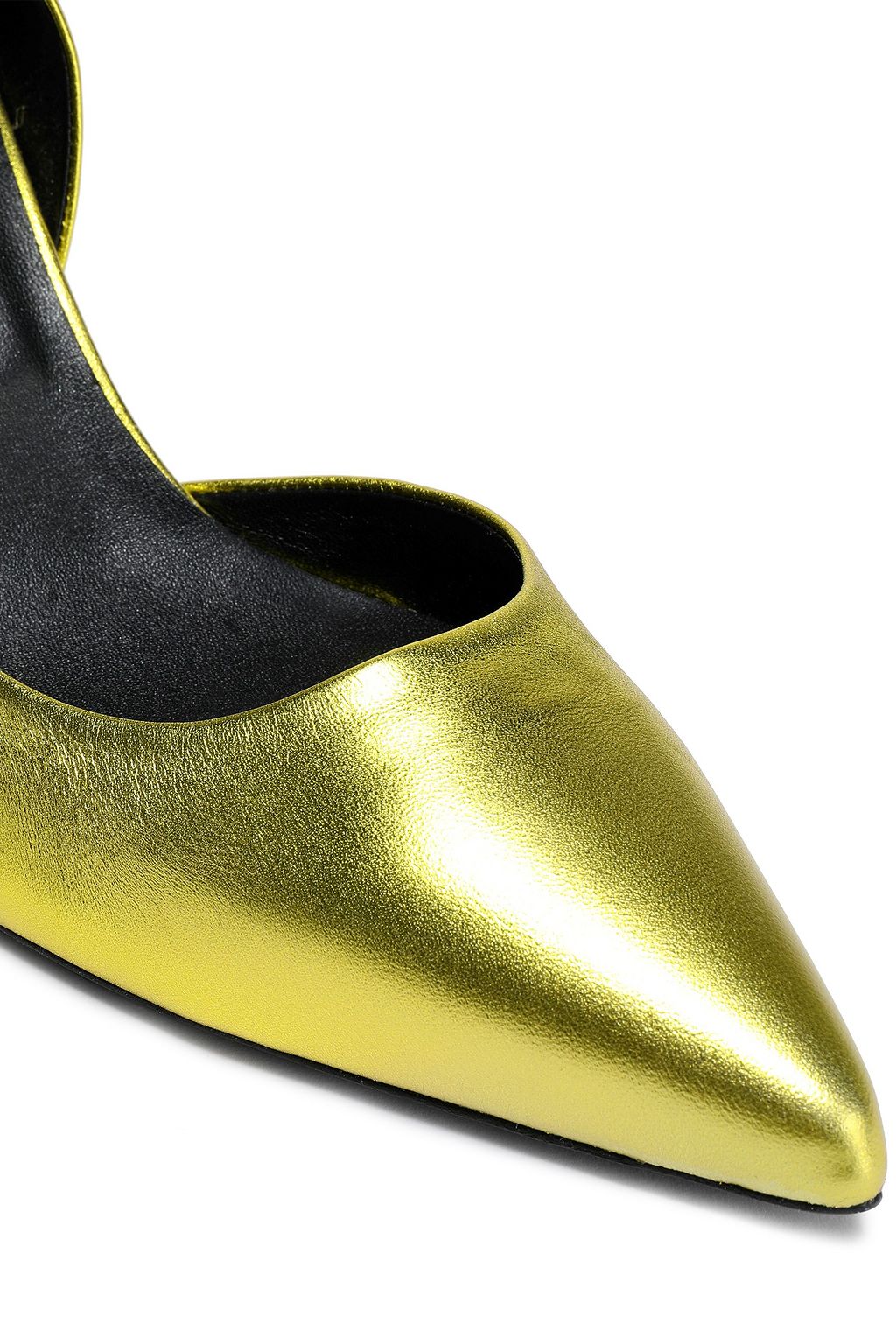 ROGER VIVIER Metallic leather pumps