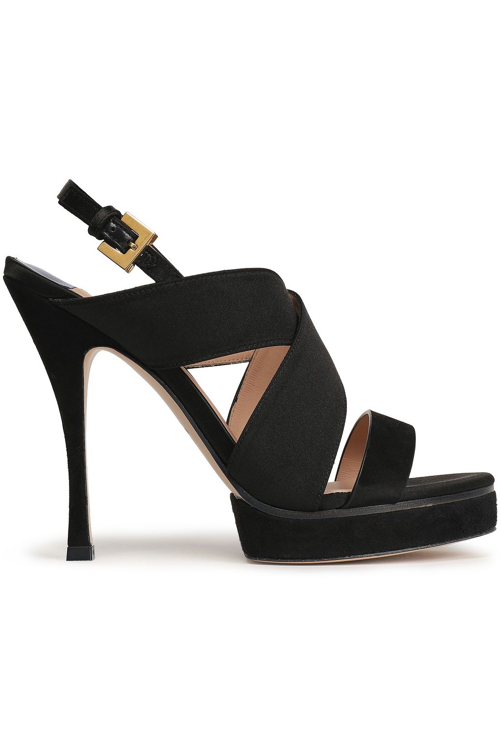 stuart weitzman suede platform sandals