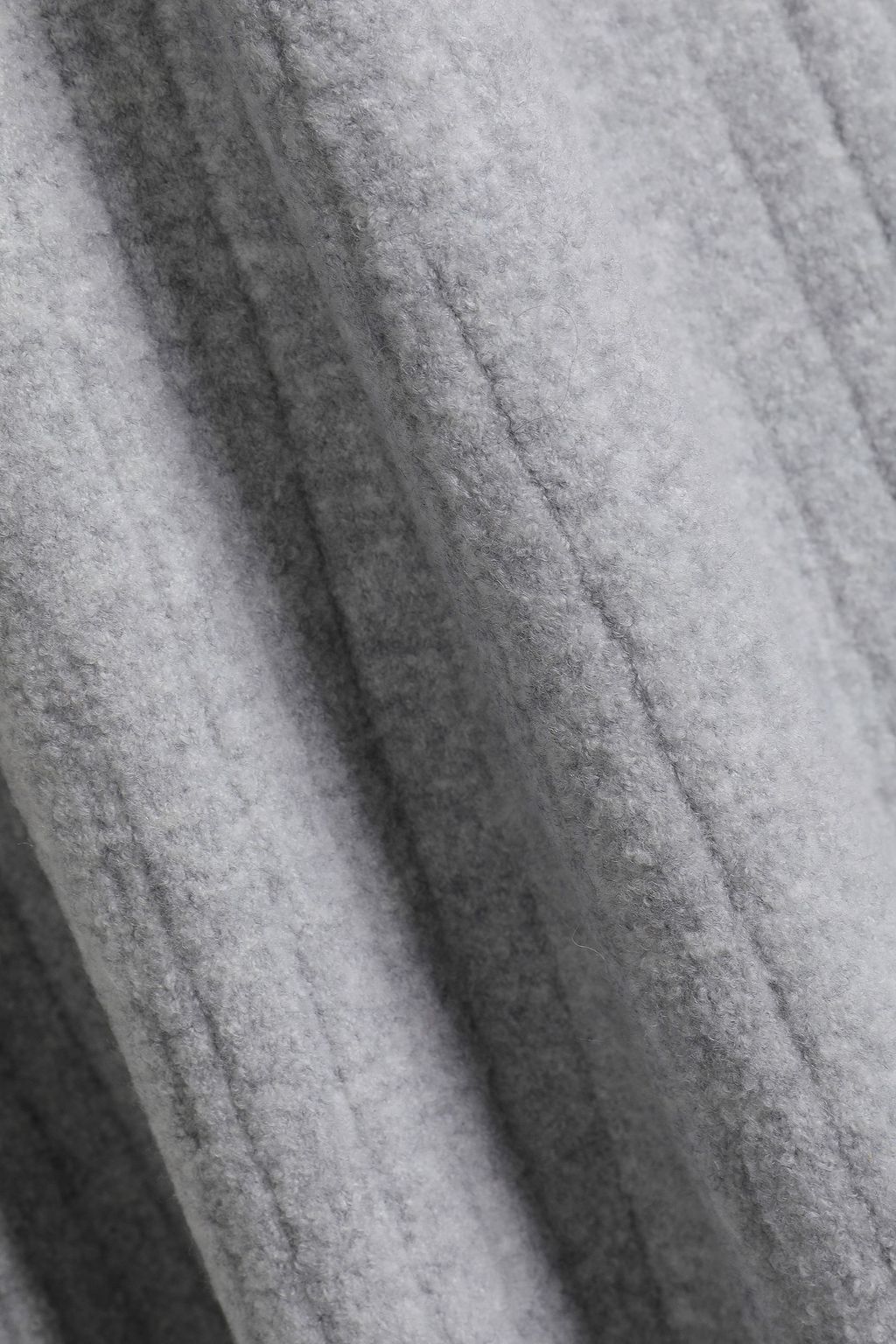 VICTORIA BECKHAM Flared ribbed wool-blend midi skirt