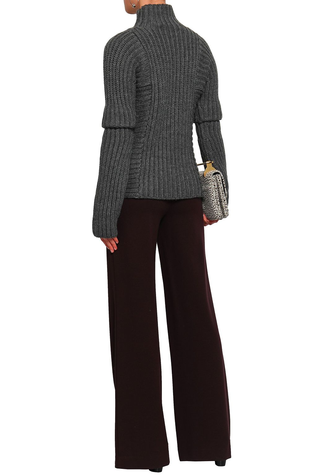 VICTORIA BECKHAM Ribbed alpaca and wool-blend sweater