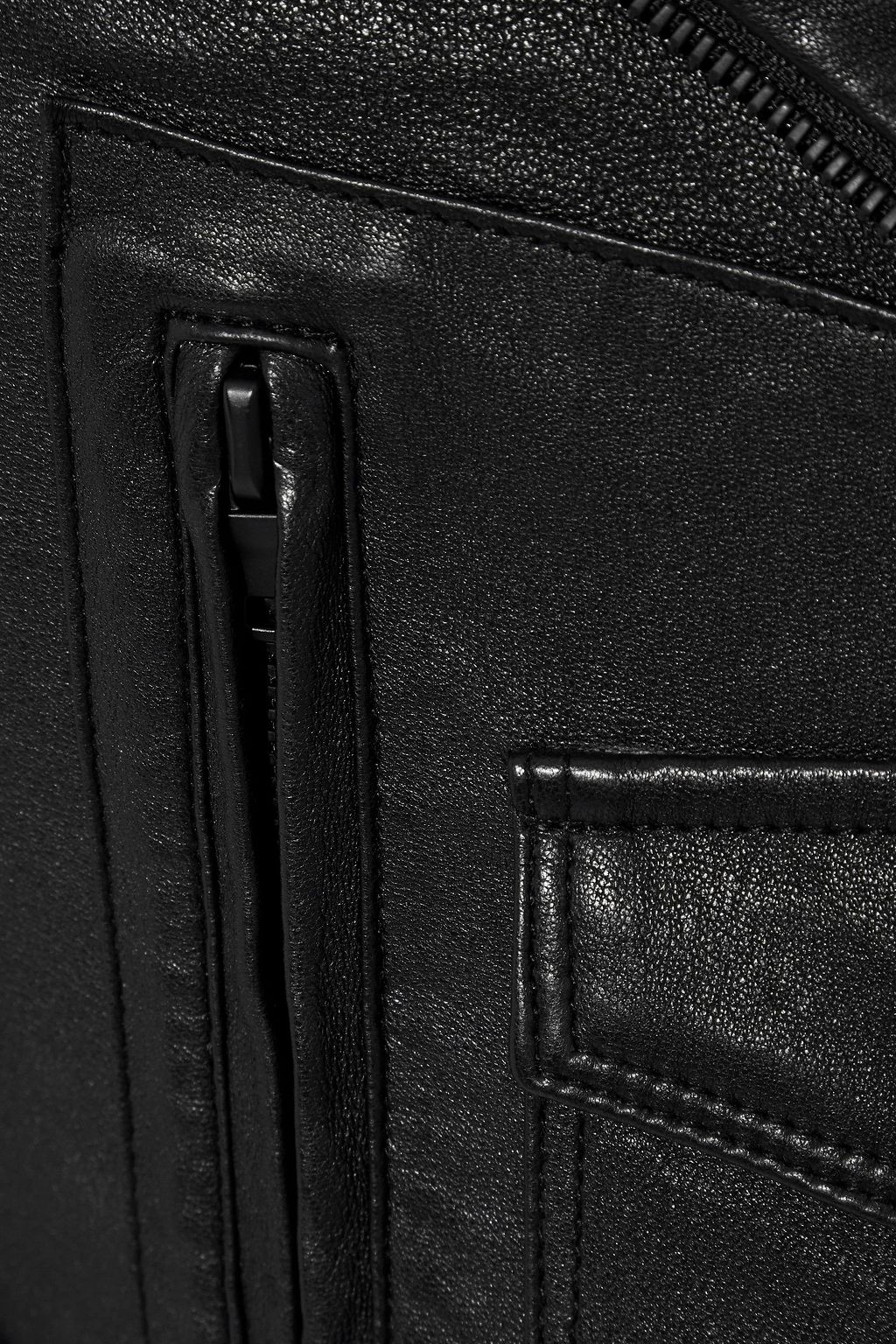 RTA Diavolina zip-detailed leather skinny pants