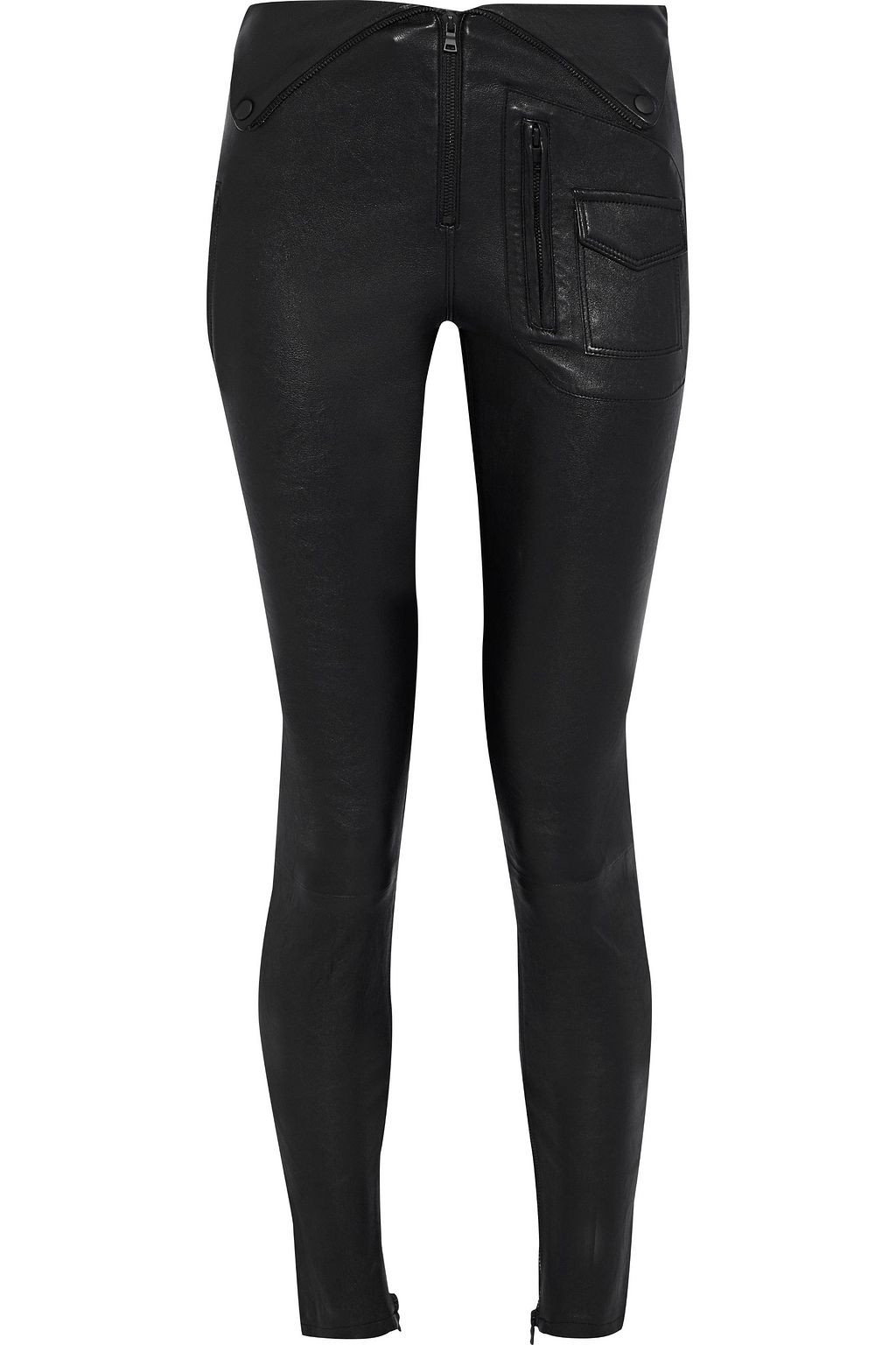 RTA Diavolina zip-detailed leather skinny pants | THE OUTNET