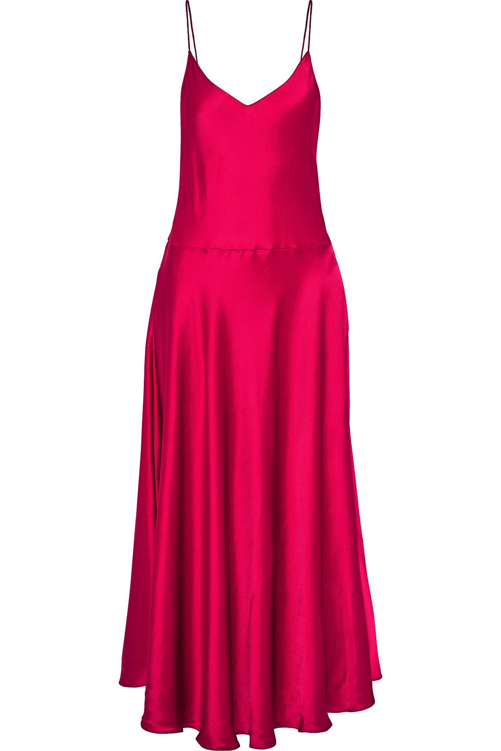 fuchsia slip dress