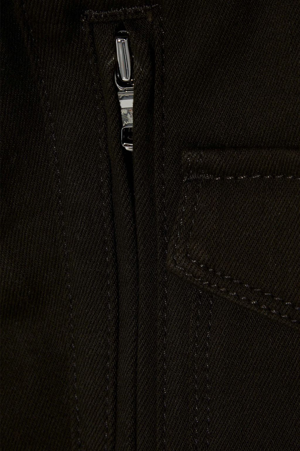 RTA Distressed zip-detailed mid-rise skinny jeans