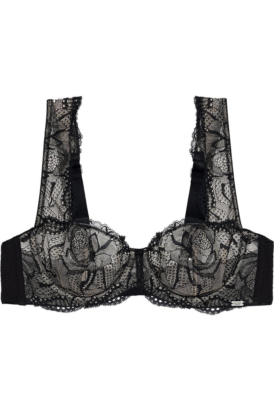 calvin klein white lace bra
