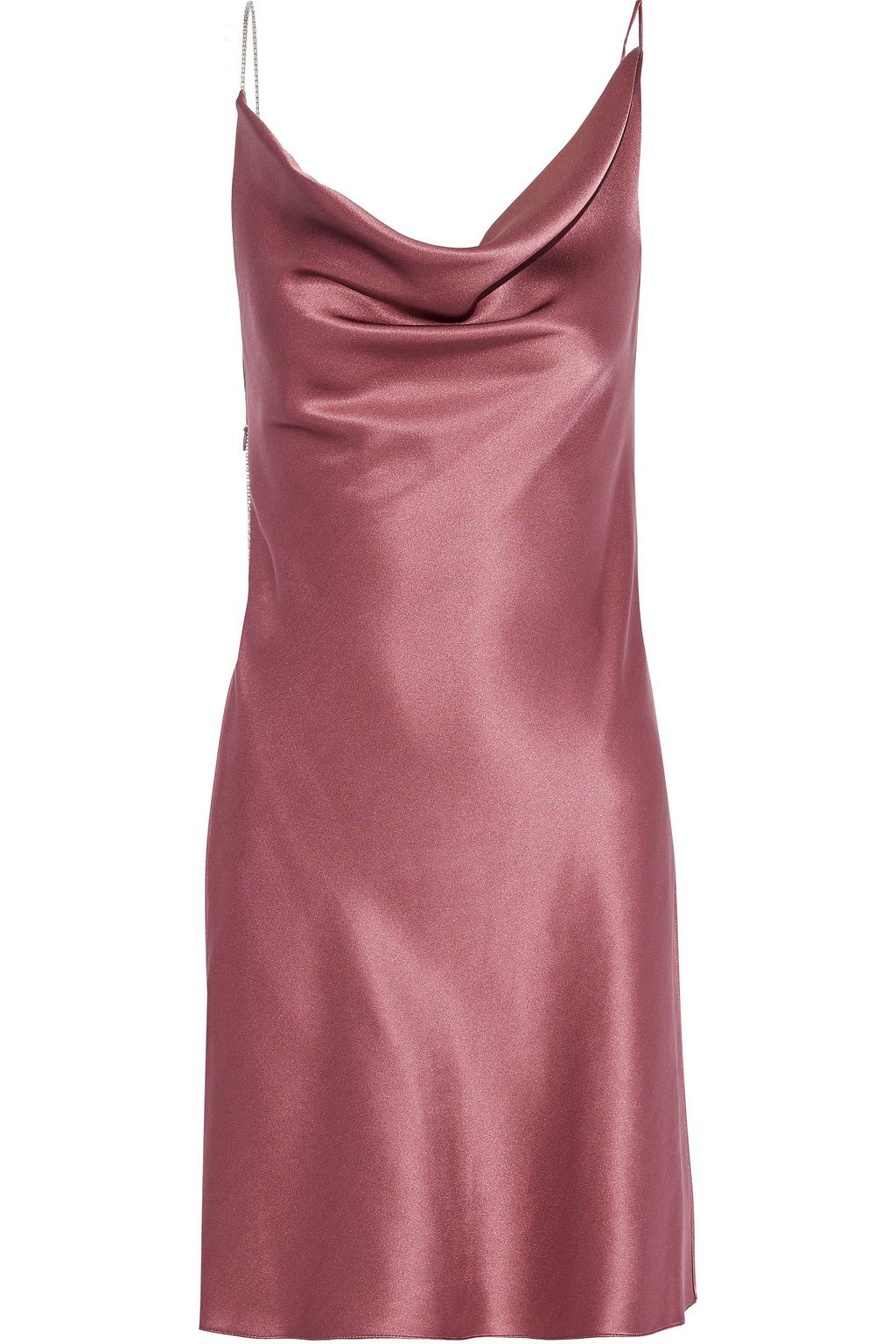 draped slip dress