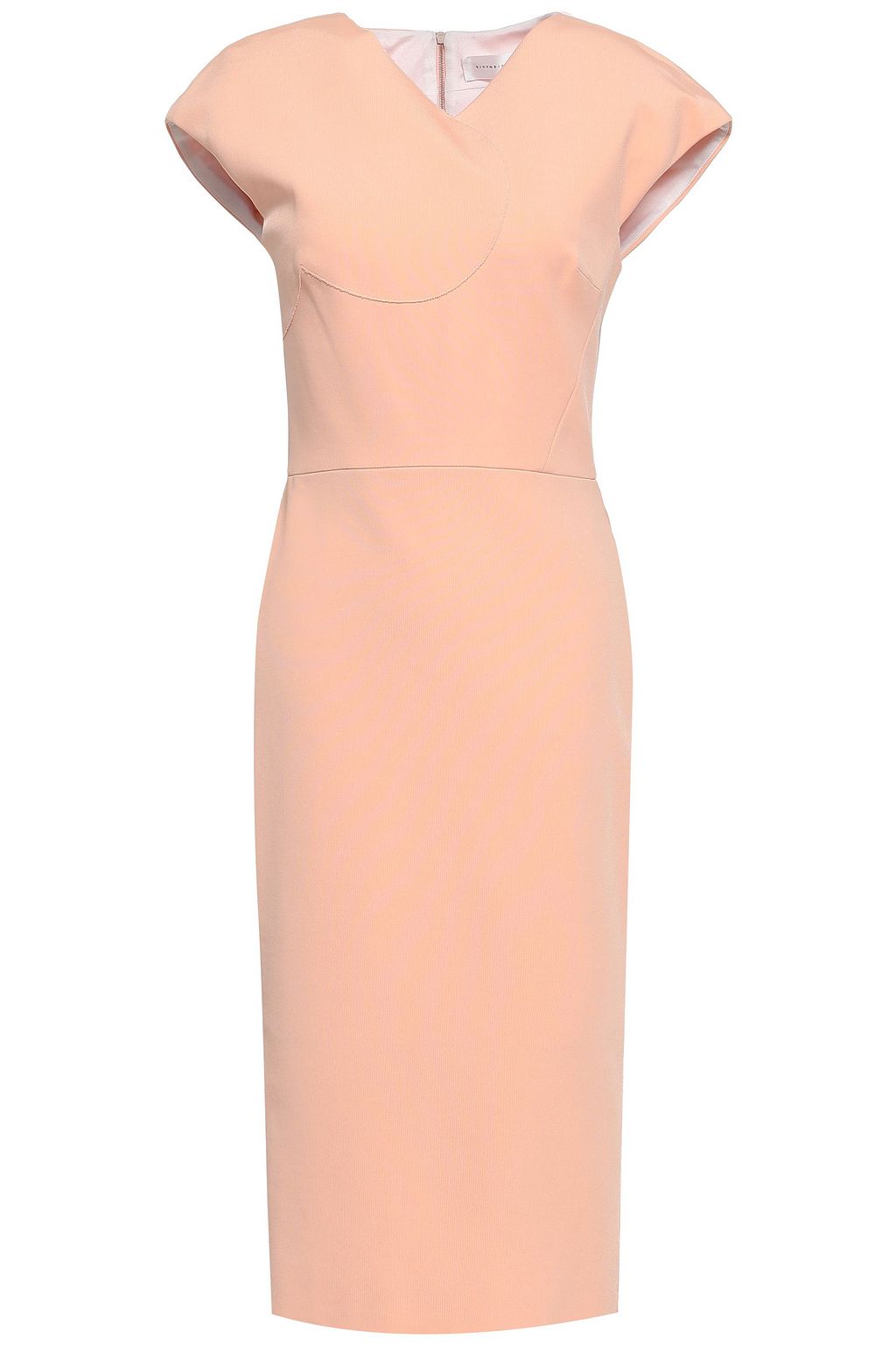 pastel orange dress