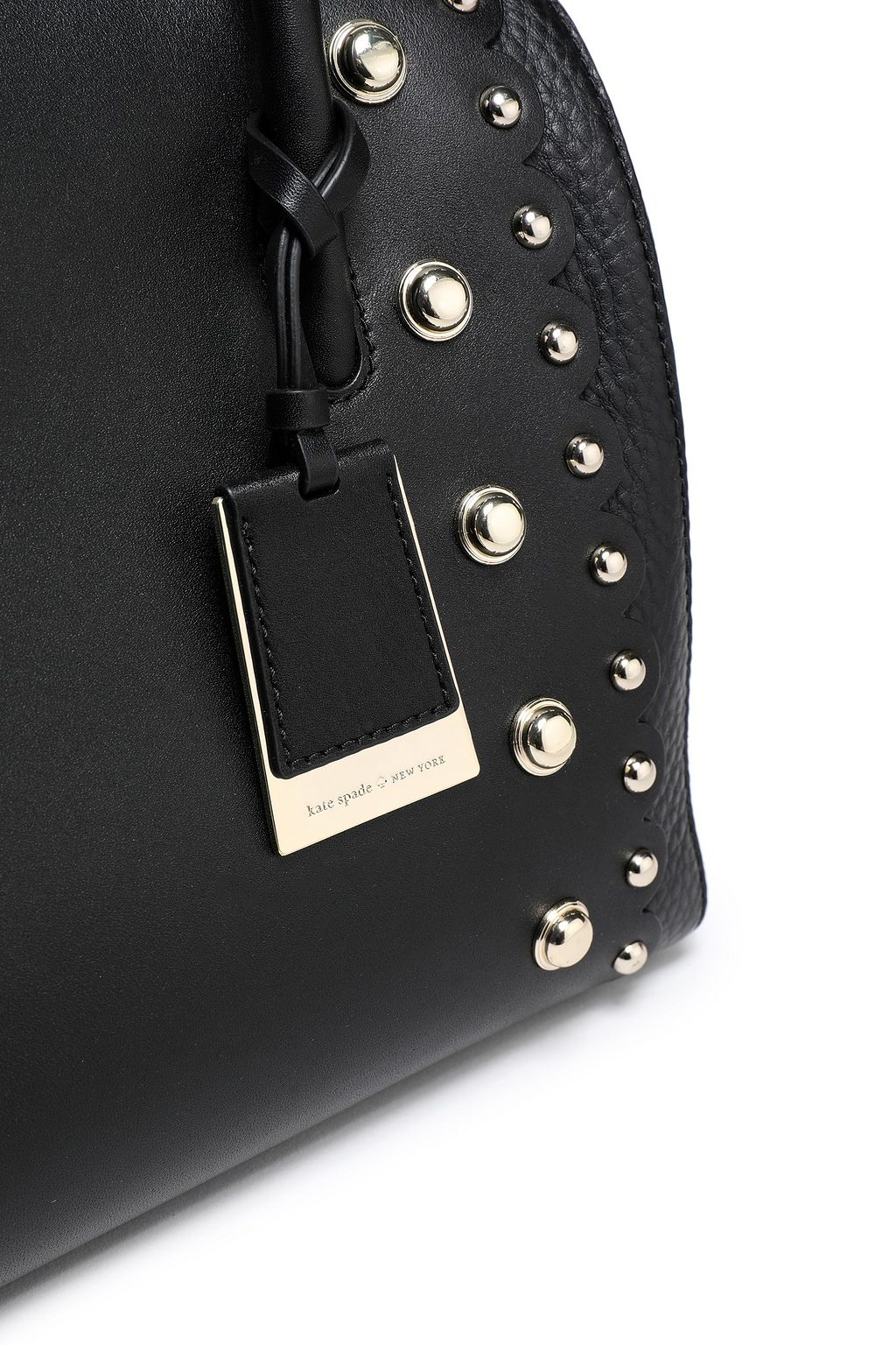 KATE SPADE NEW YORK Madison Stewart studded leather shoulder bag