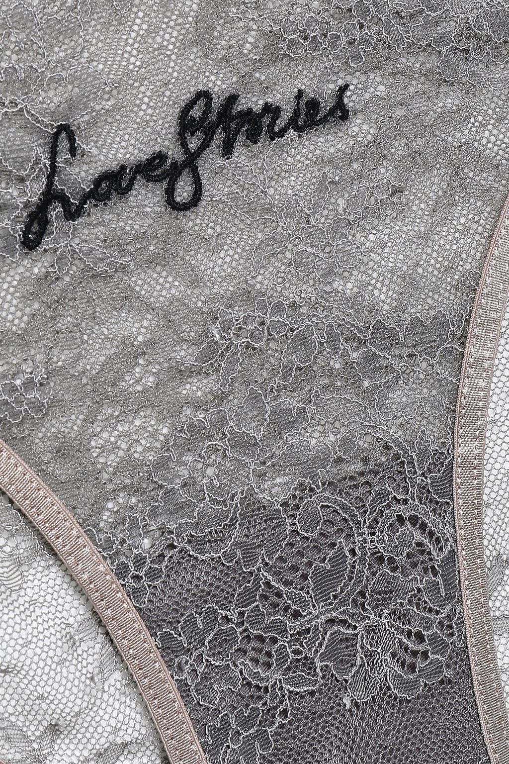 LOVE STORIES Shelby printed stretch-mesh low-rise briefs