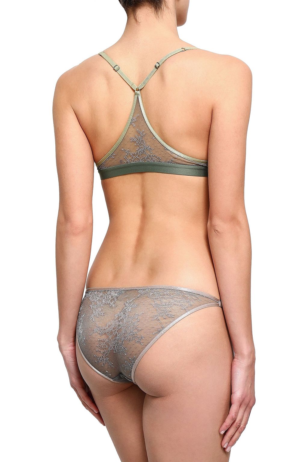 LOVE STORIES Shelby printed stretch-mesh low-rise briefs