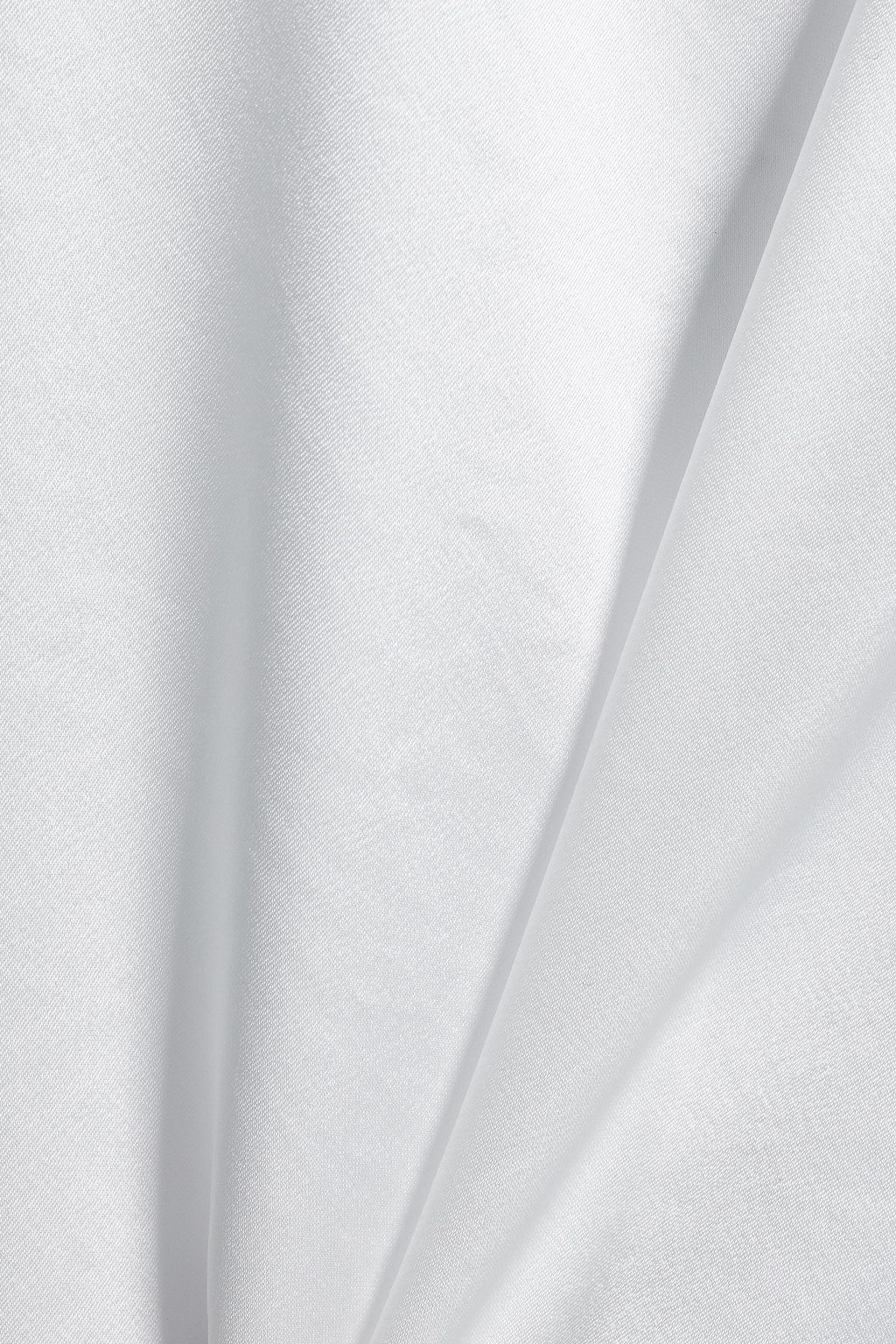 ALEXANDERWANG.T Jersey-trimmed satin midi dress