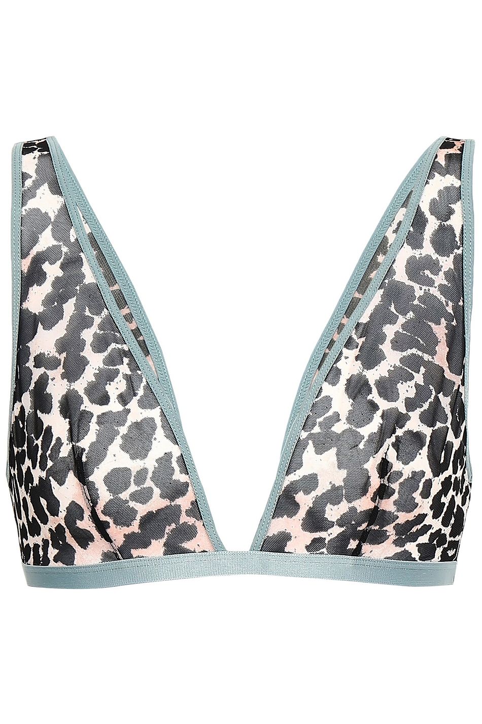 animal print bralette