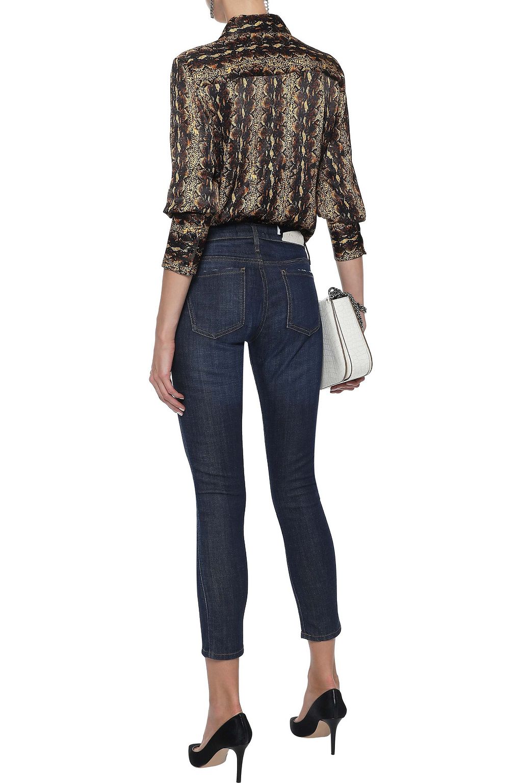 IRO Alysond cropped low-rise skinny jeans