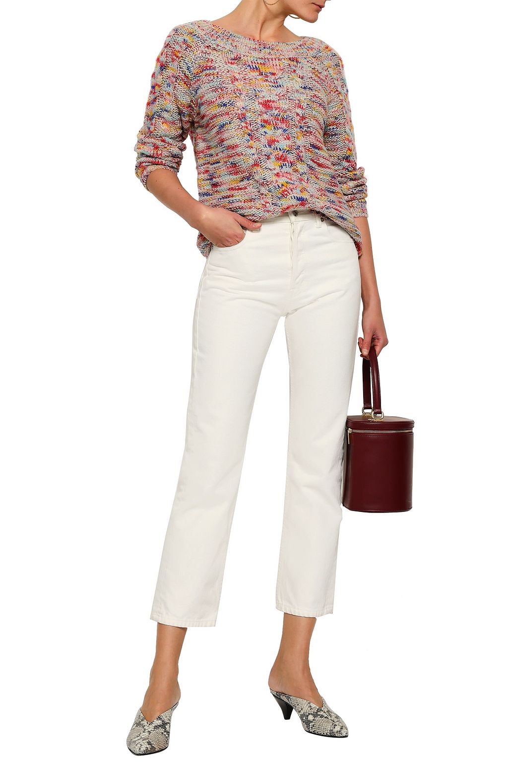 REBECCA MINKOFF Cable-knit sweater