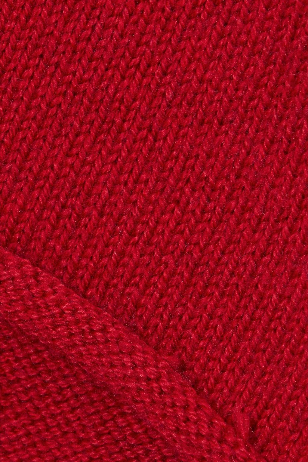 IRO Nosasa distressed cotton and cashmere-blend sweater