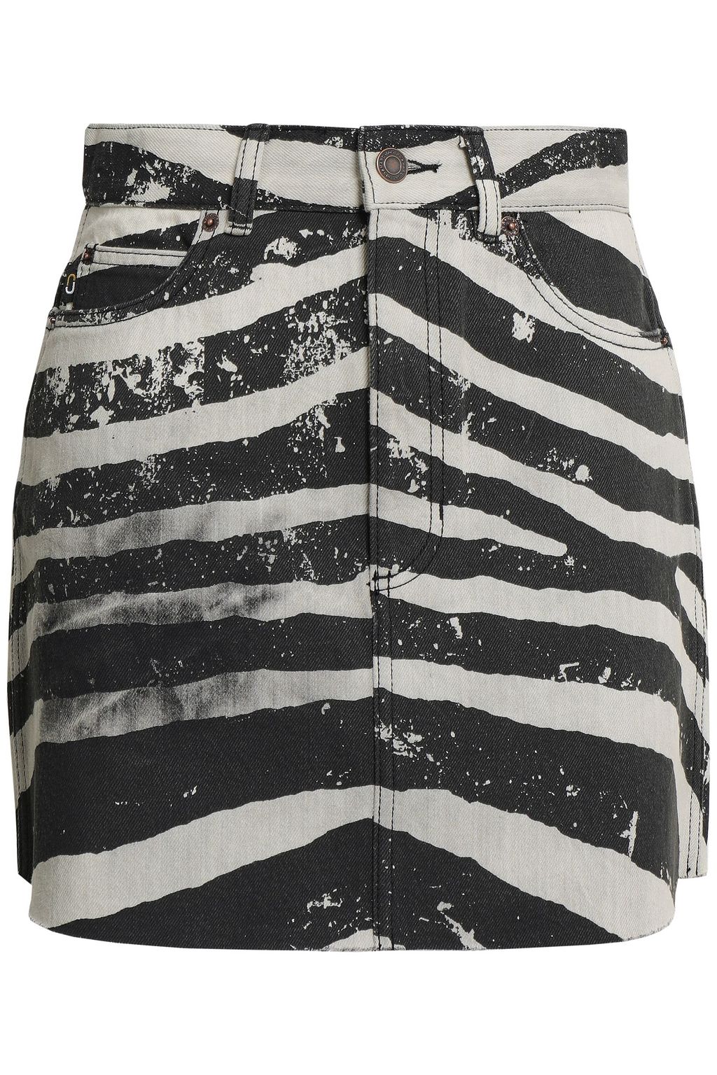 mini skirt zebra