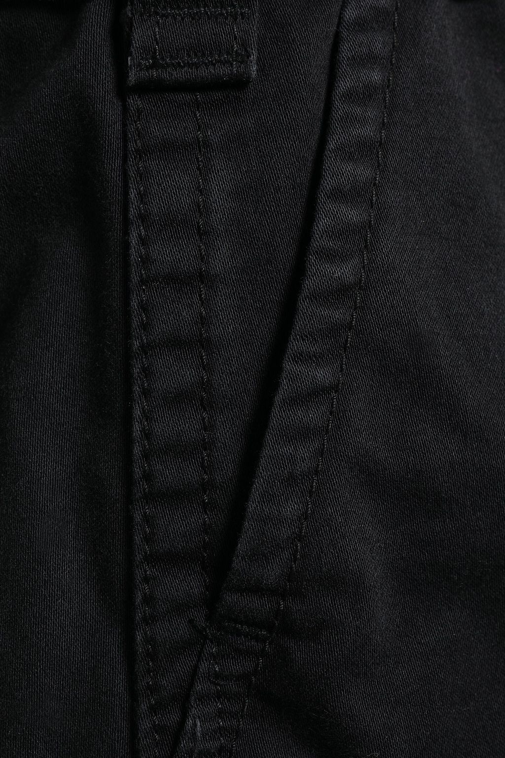 MARC JACOBS Belted cotton-twill mini skirt
