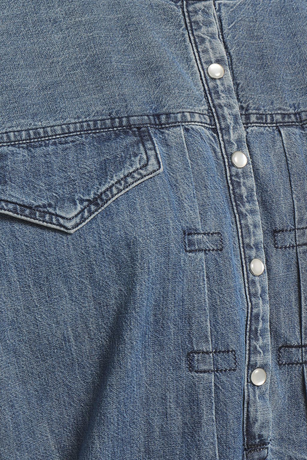 RAG & BONE Belted denim mini dress