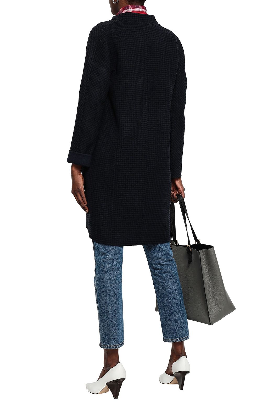 RAG & BONE Darwen reversible houndstooth wool and cashmere-blend coat