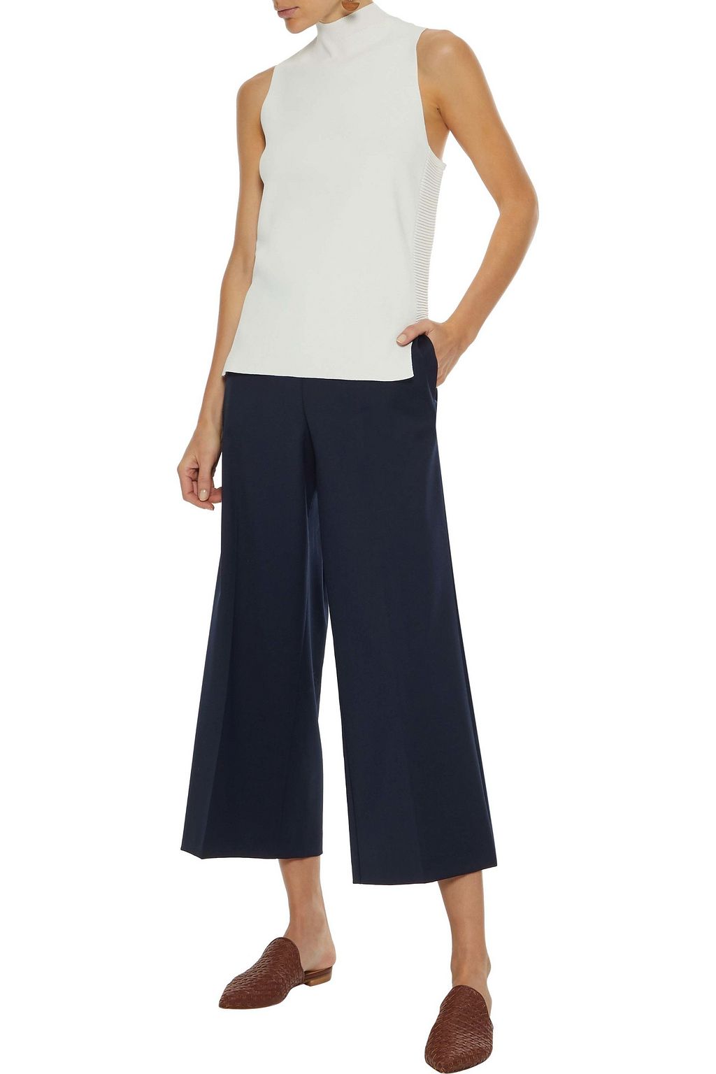 IRIS & INK Patricia stretch-knit vest