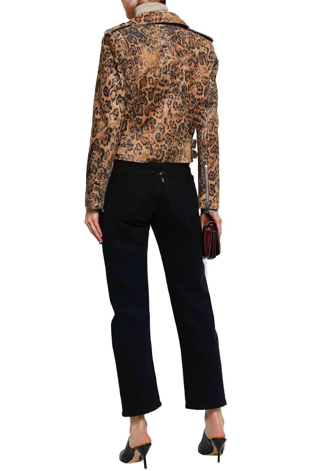 walter baker leopard jacket