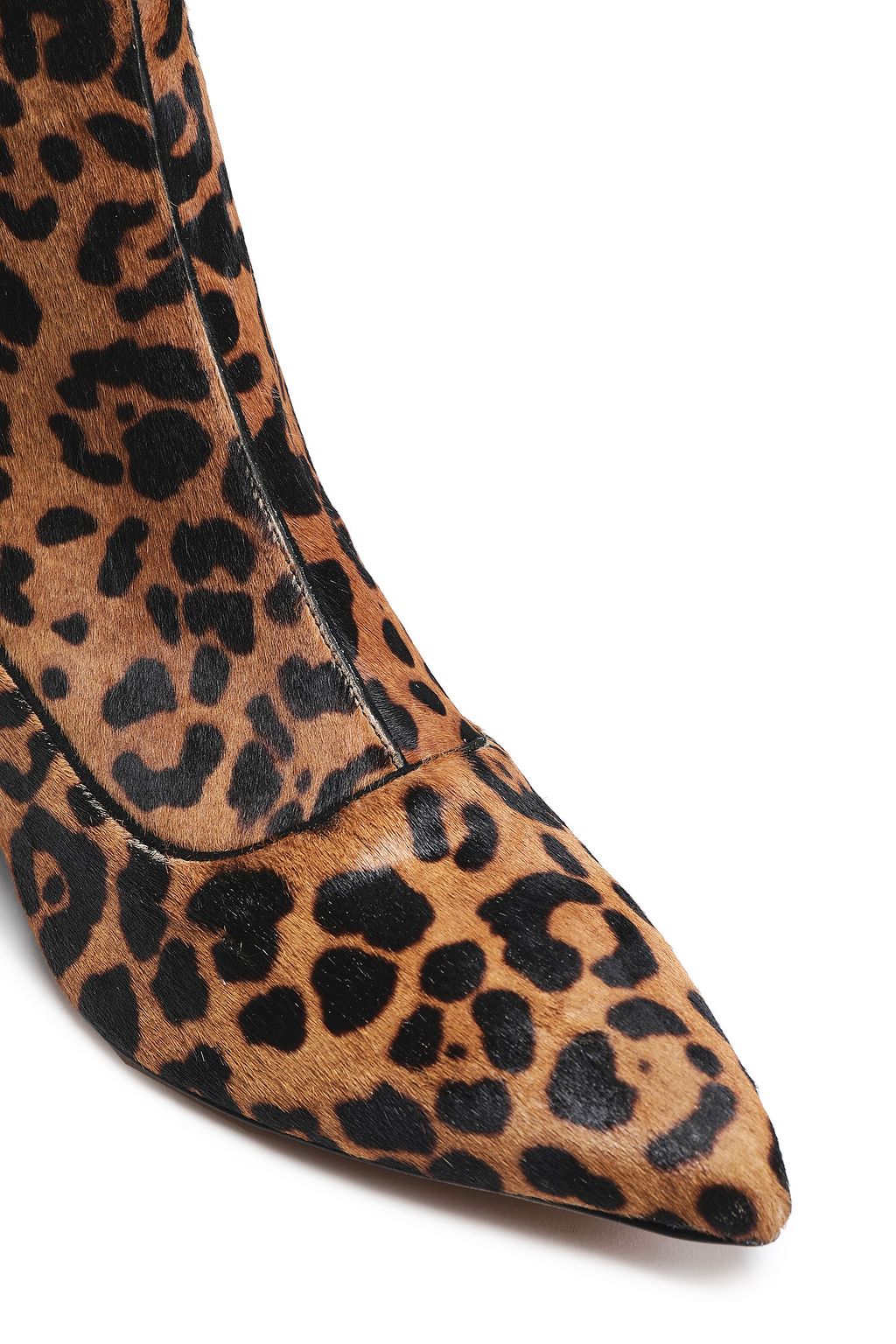 leopard ankle boots