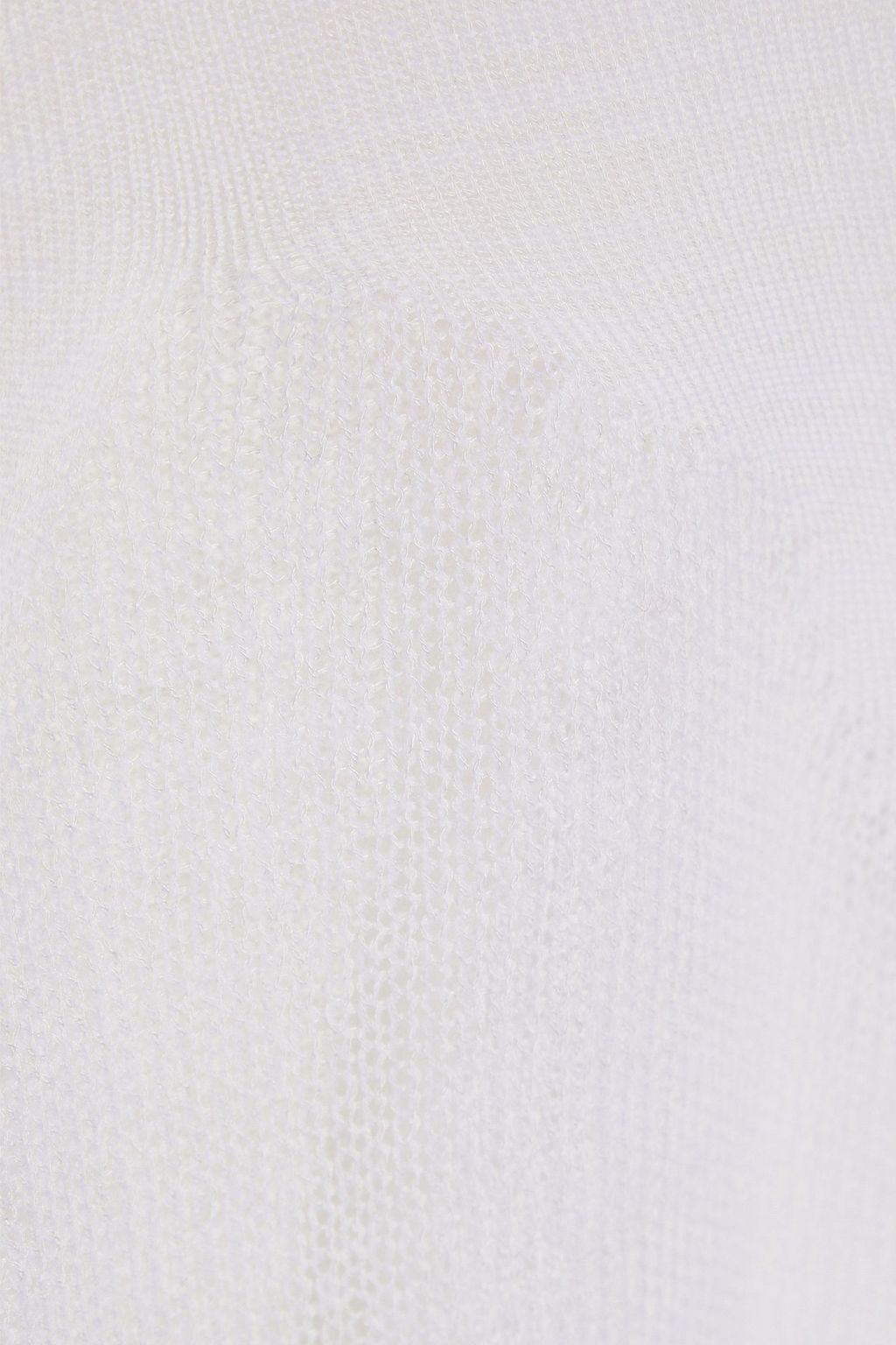IRO Verona cropped burnout jersey top