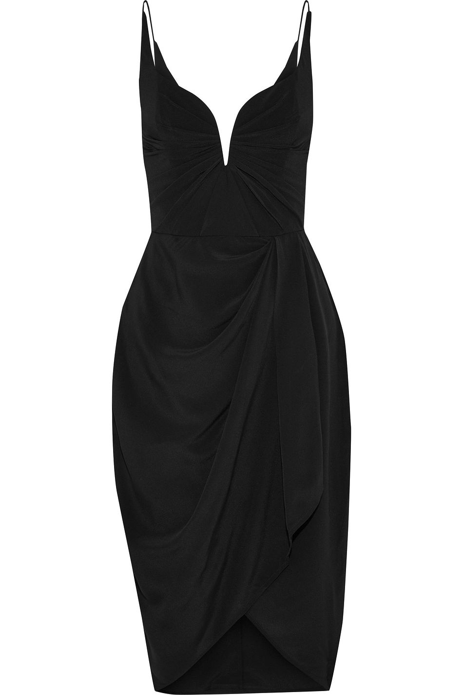 zimmermann black wrap dress