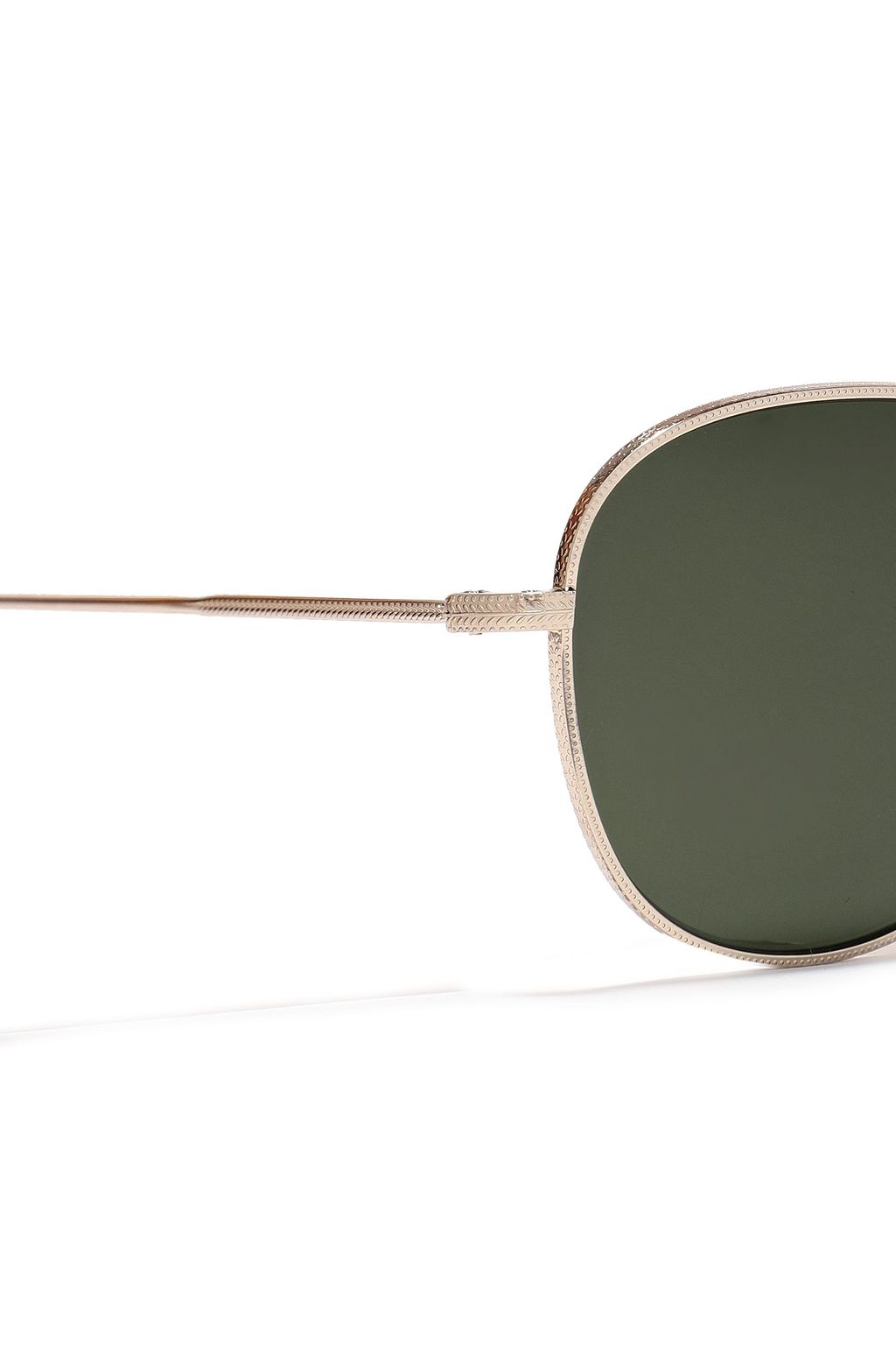OLIVER PEOPLES Cade aviator-style gold-tone and tortoiseshell acetate sunglasses