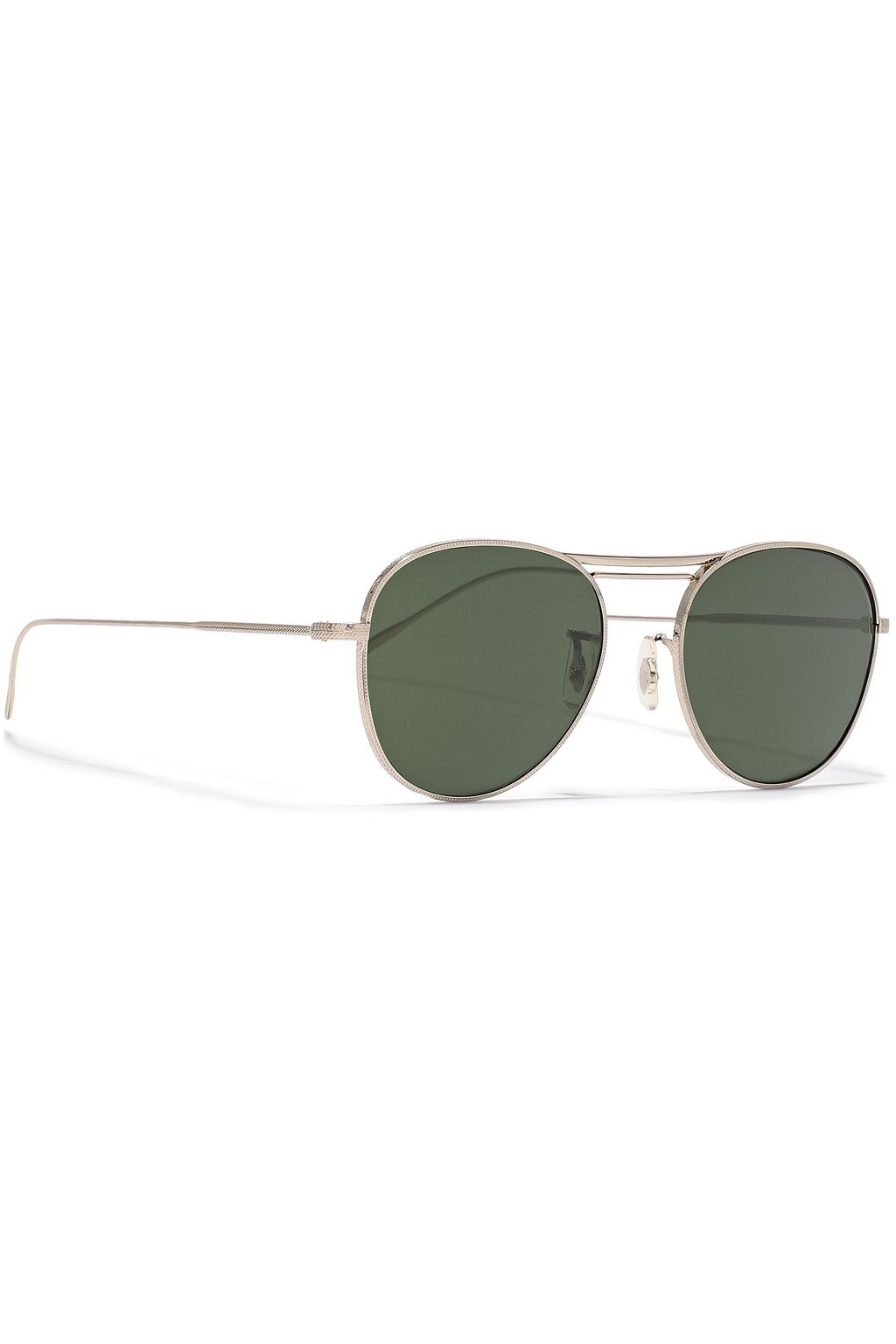 OLIVER PEOPLES Cade aviator-style gold-tone and tortoiseshell acetate sunglasses