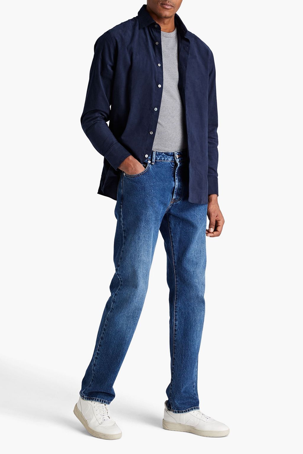 DUNHILL Cotton-corduroy shirt