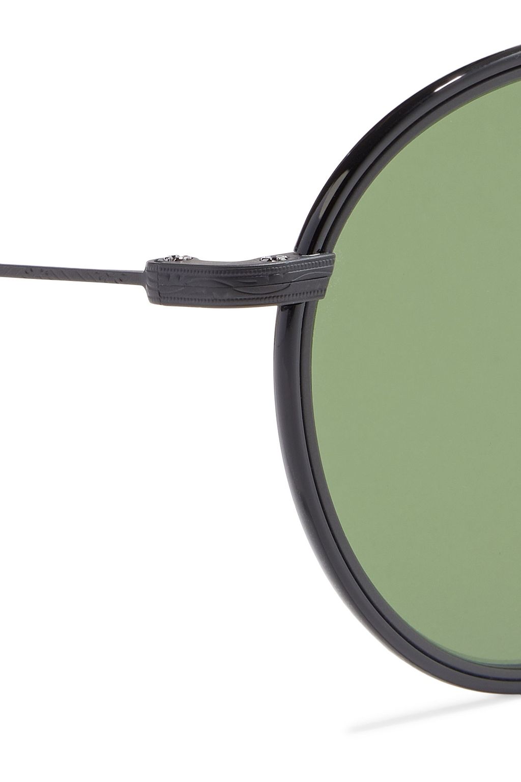 OLIVER PEOPLES Ellice round-frame titanium sunglasses