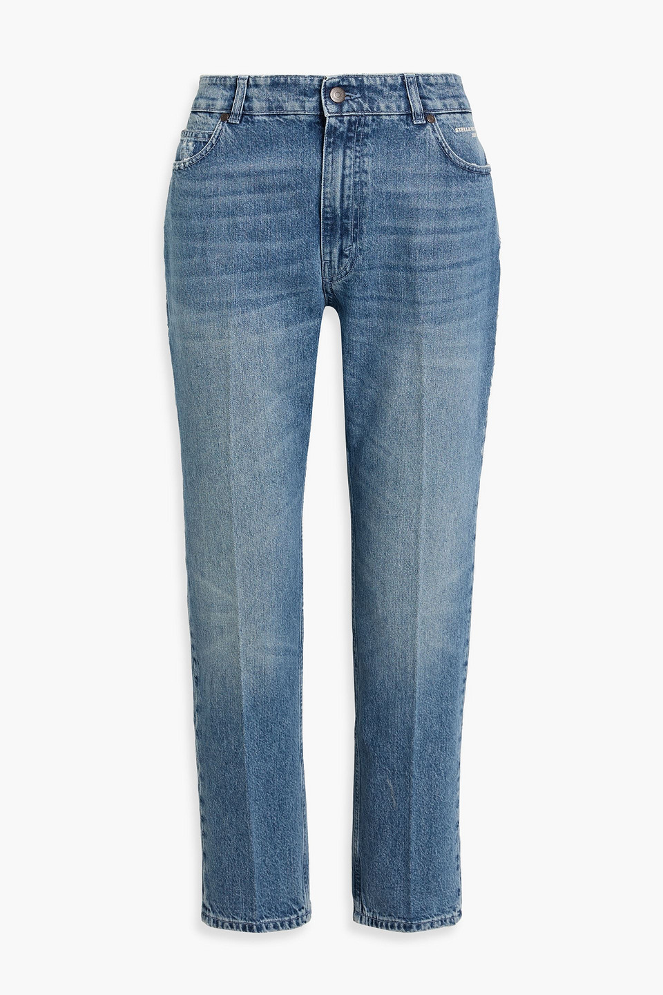 Stella Mccartney High-rise Slim-leg Jeans In Blue