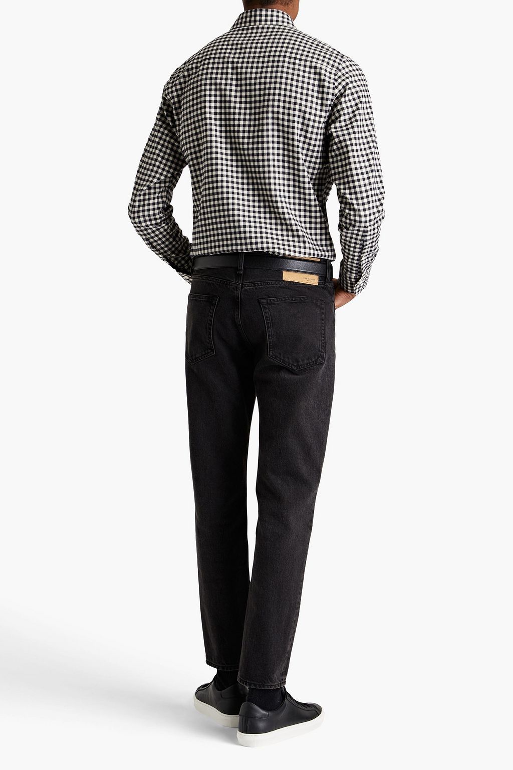 DUNHILL Hemd aus Baumwollflanell mit Karomuster