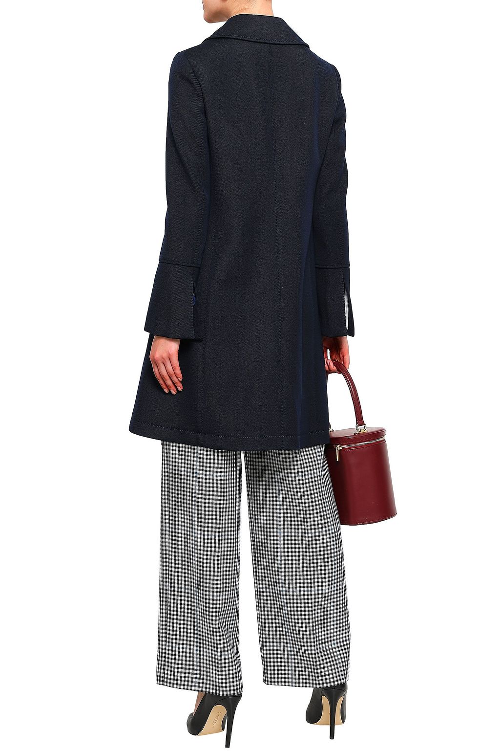 PIAZZA SEMPIONE Wool-blend twill coat