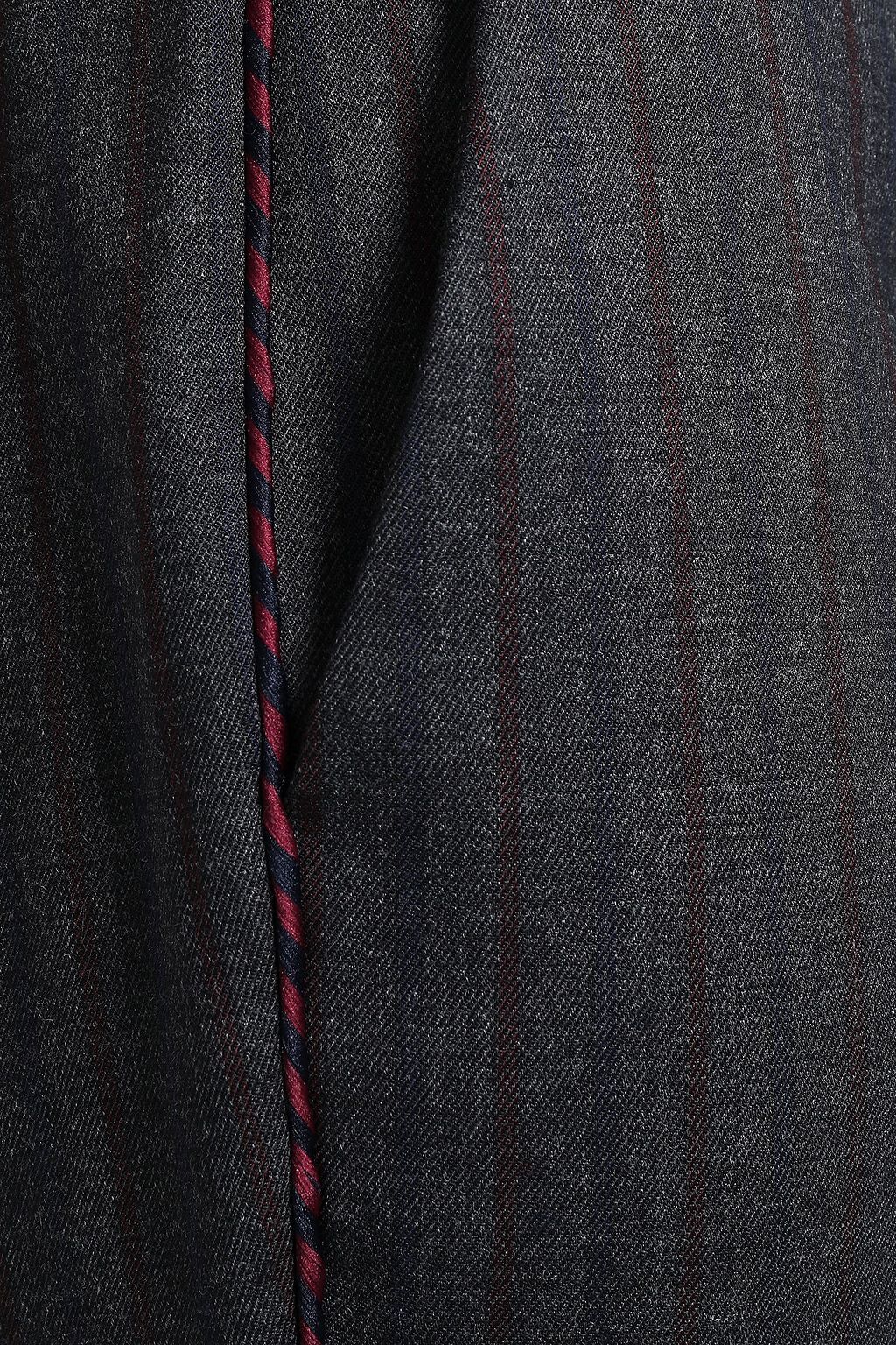 PIAZZA SEMPIONE Striped woven tapered pants