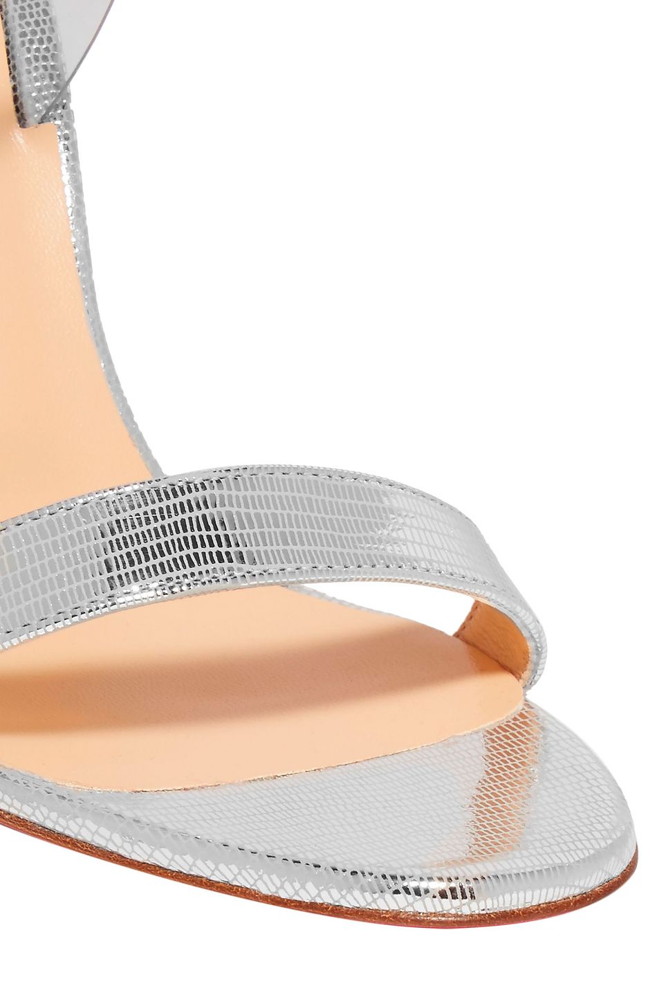 louboutin jonatina silver