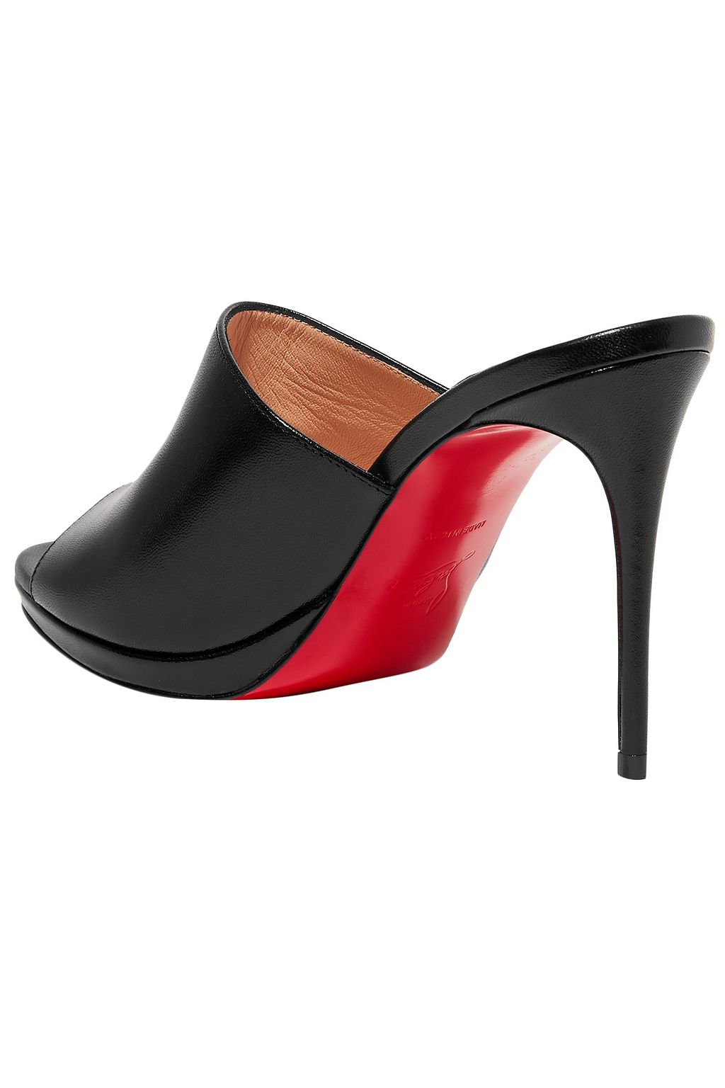 CHRISTIAN LOUBOUTIN Pigamule 100 leather mules