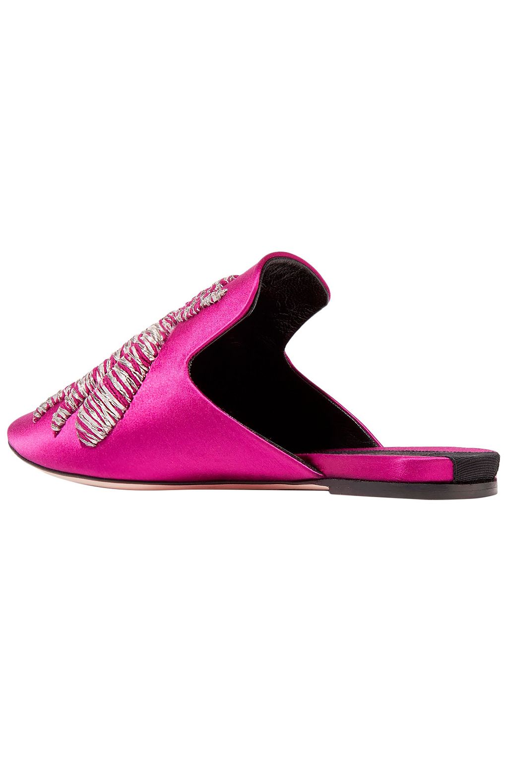 SANAYI 313 Metallic embroidered satin slippers