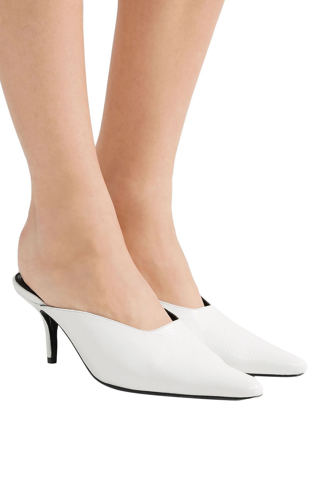 DORATEYMUR Textured-leather mules
