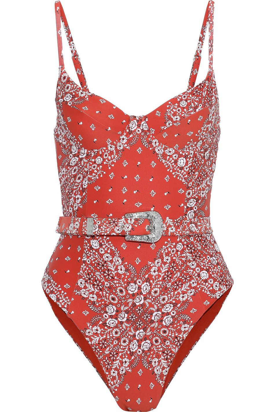onia belted swimsuit