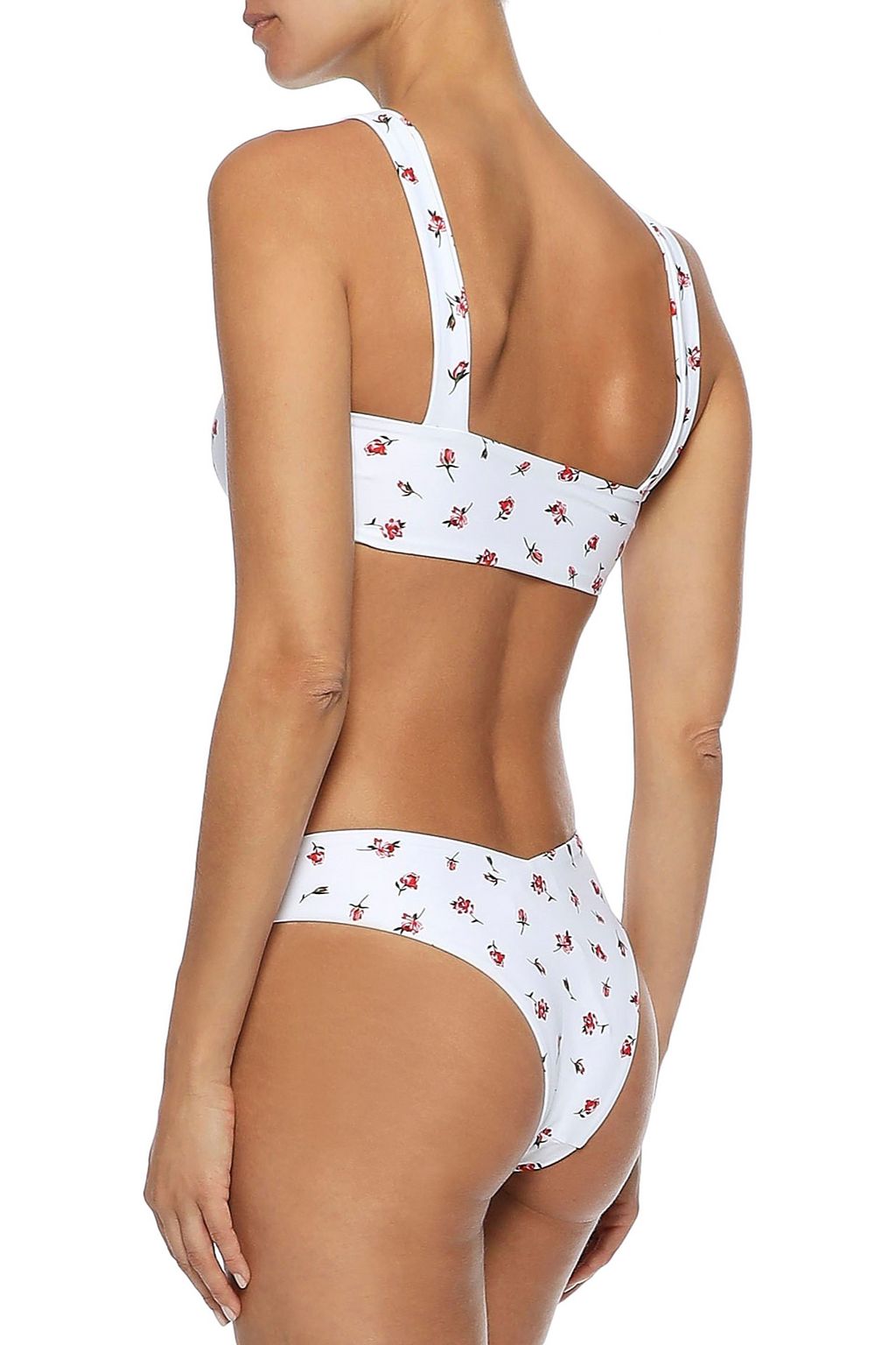 ONIA + We Wore What Rosy bikini top