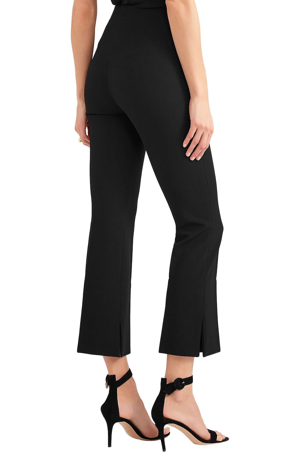 ROLAND MOURET Goswell crepe kick-flare pants