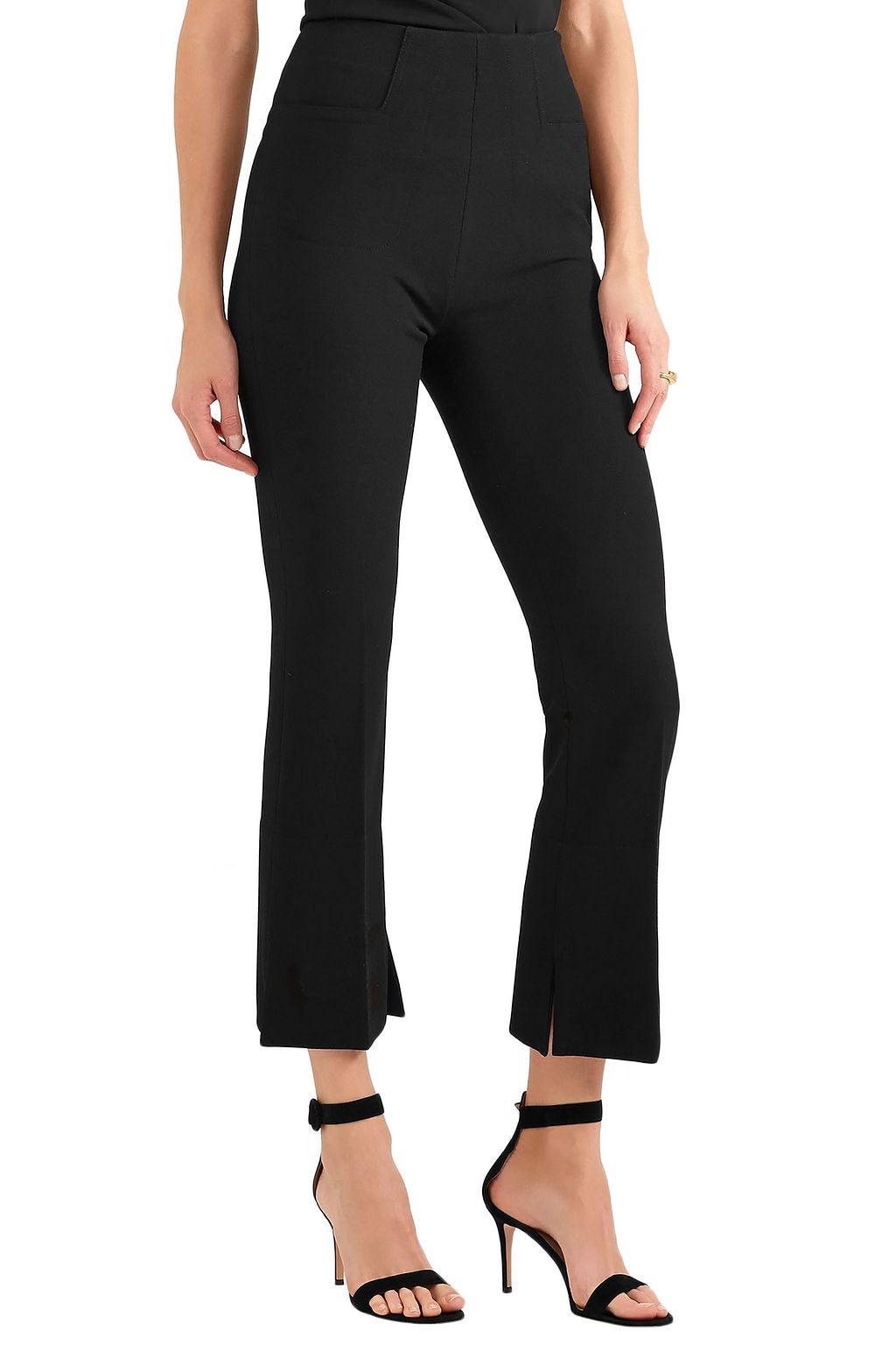 ROLAND MOURET Goswell crepe kick-flare pants