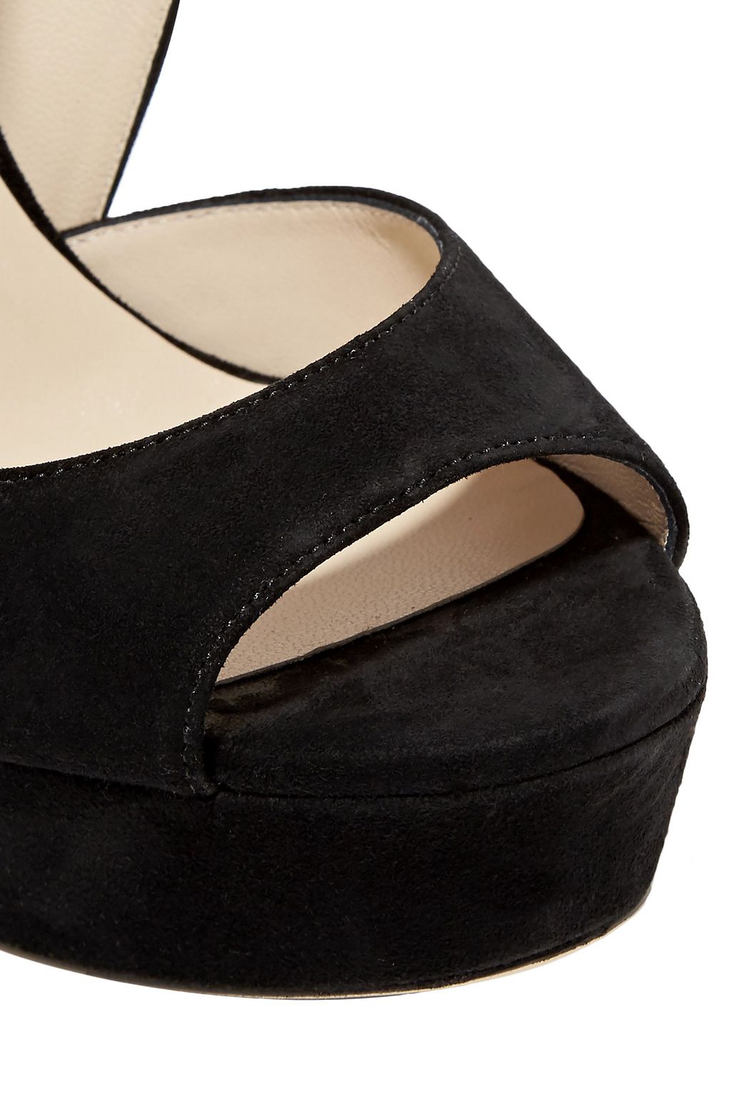 JIMMY CHOO Suede platform sandals
