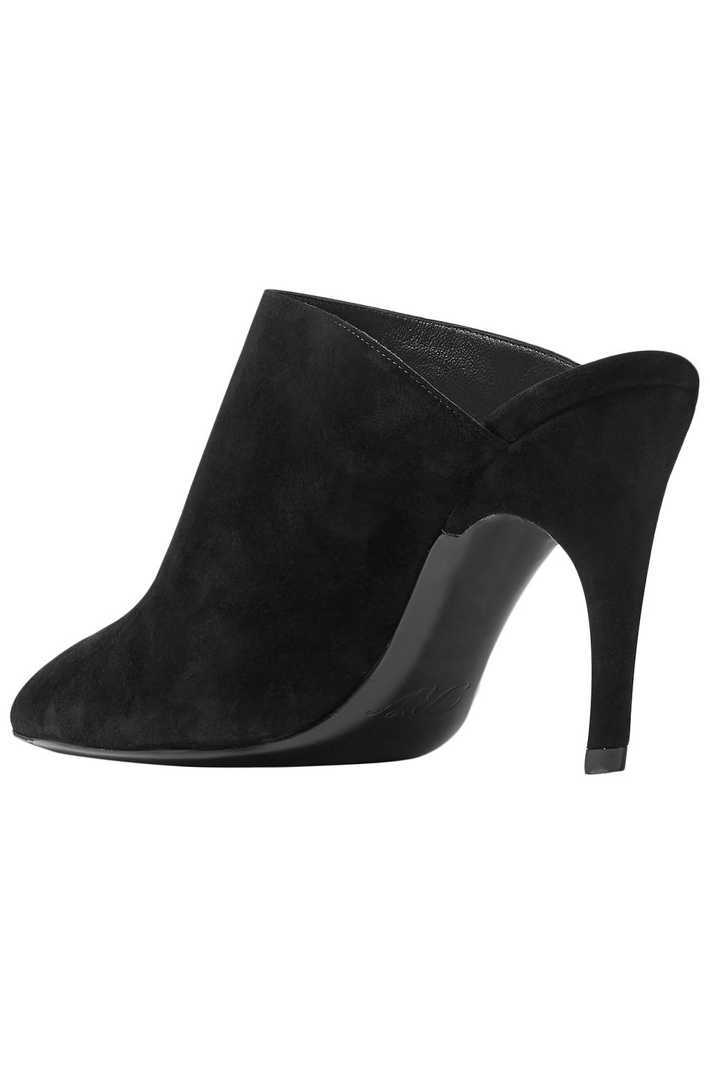 ROGER VIVIER Choc Real suede mules